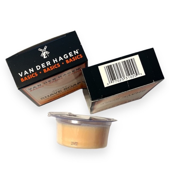 Van‎ Der Hagen Deluxe Shave Soap 2.5 oz with Aloe Vera Shea Butter Lot of 2 - Picture 4 of 4